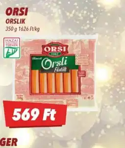 CBA ORSI ORSLIK ajánlat