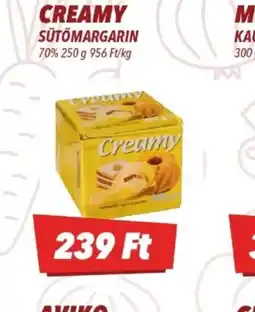CBA CREAMY SÜTŐMARGARIN ajánlat