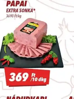 CBA PÁPAI EXTRA SONKA ajánlat