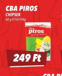 CBA CBA PIROS CHIPSEK ajánlat