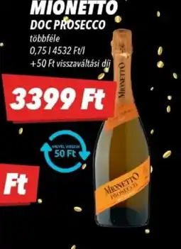 CBA MIONETTO DOC PROSECCO ajánlat