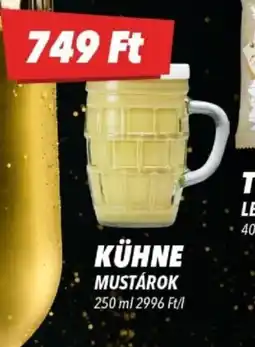 CBA KÜHNE MUSTÁROK ajánlat
