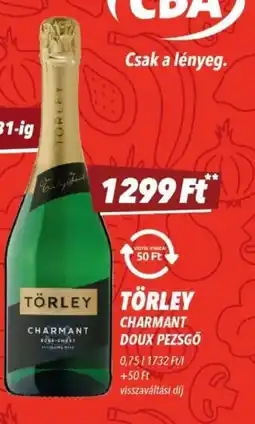CBA TÖRLEY CHARMANT DOUX PEZSGŐ ajánlat