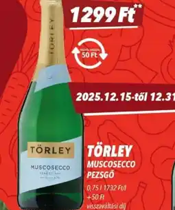 CBA TÖRLEY MUSCOSECCO PEZSGŐ ajánlat