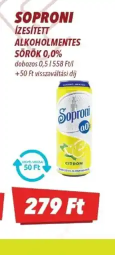 CBA SOPRONI ÍZESÍTETT SÖR ajánlat