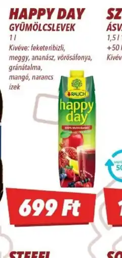 CBA HAPPY DAY GYÜMÖLCSLEVEK ajánlat