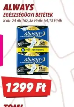 CBA ALWAYS EGÉSZSÉGÜGYI BETÉTEK ajánlat