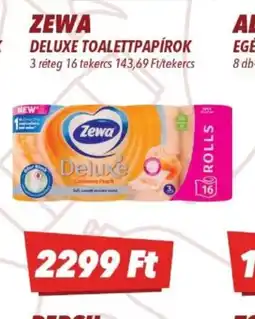 CBA ZEWA DELUXE TOALETTPAPÍROK ajánlat