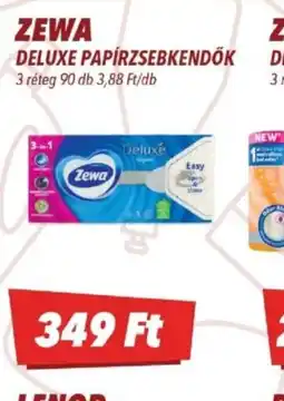 CBA ZEWA DELUXE PAPÍRZSEBKENDŐK ajánlat