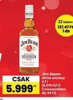 Interspar Jim Beam White whiskey ajánlat