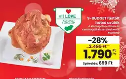 Interspar S-BUDGET füstölt hátsó csülök ajánlat