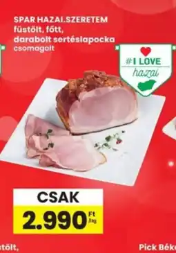 Interspar SPAR HAZAI SZERETEM sertéslapocka ajánlat