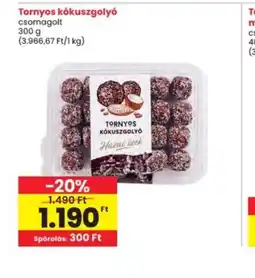 Interspar Tornyos kókuszgolyó ajánlat