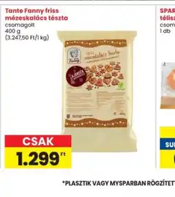 Interspar Tante Fanny mézeskalács tészta ajánlat