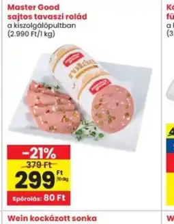 Interspar Master Good sajtos tavaszi rolód ajánlat