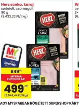 Interspar HERZ sonka, karaj ajánlat