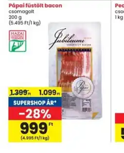 Interspar Pápai füstölt bacon ajánlat