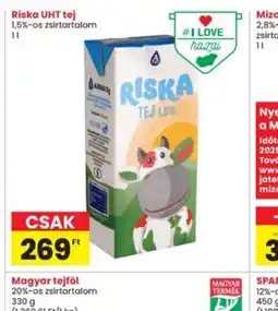 Interspar Riska UHT tej ajánlat