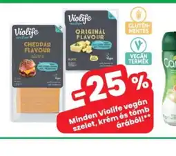 Interspar Violife vegán szelet, krém, tömb ajánlat