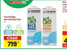 Interspar The Bridge bio növényi ital ajánlat