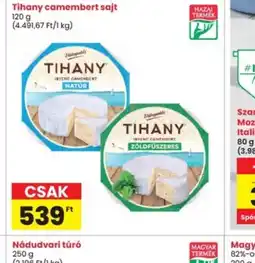 Interspar Tihany camembert sajt ajánlat