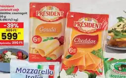 Interspar PRÉSIDENT szeletelt sajt ajánlat