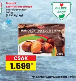 Interspar Maroni szemes gesztenye ajánlat