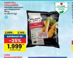 Interspar VALDOR Zizu csirkemellfilé ajánlat