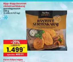 Interspar Ripp-Ropp Gourmet rántott sertéskaraj ajánlat