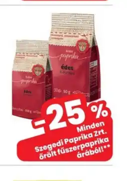Interspar Szegedi Paprika őrölt fűszerpaprika ajánlat