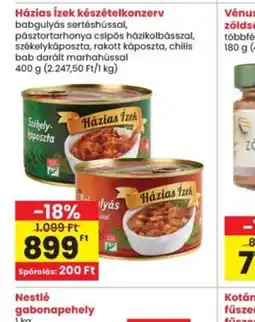 Interspar Házi ízek készételkonzerv ajánlat