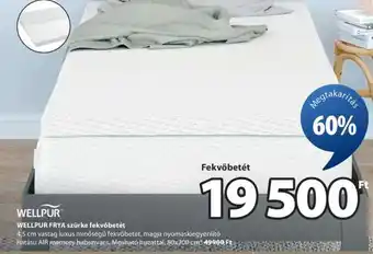 JYSK WELLPUR FRYA szürke fekvőbetét ajánlat