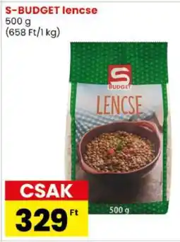Spar S-BUDGET lencse ajánlat