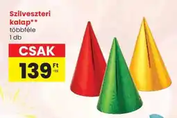 Spar Szilveszteri kalap ajánlat