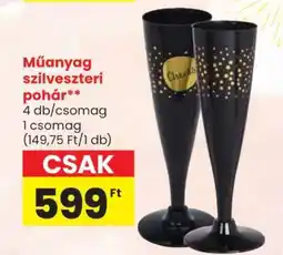 Spar Műanyag szilveszteri pohár ajánlat
