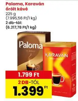 Spar Paloma, Karaván őrölt kávé ajánlat