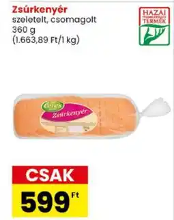 Spar Zsúrkenyér ajánlat