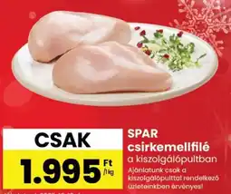 Spar SPAR csirkemellfilé ajánlat