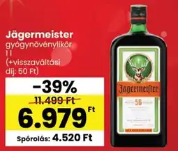 Spar Jägermeister gyógynövénylikör ajánlat
