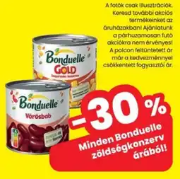 Spar Minden Bonduelle zöldségkonzerv ajánlat