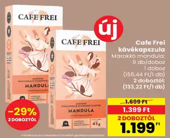 Spar Cafe Frei kavekapszula ajánlat