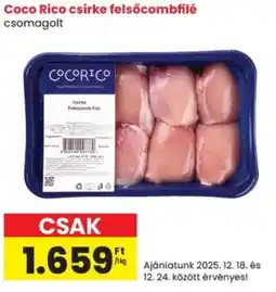 Spar Coco Rico csirke felsőcombfilé ajánlat