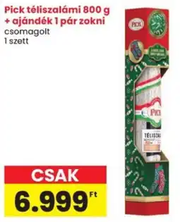 Spar Pick téliszalámi + ajándék 1 pár zokni ajánlat