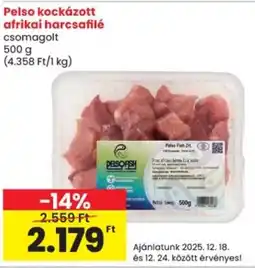 Spar Pelso kockázott afrikai harcsafilé ajánlat