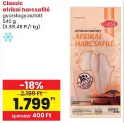 Spar Classic afrikai harcsafilé ajánlat