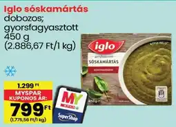 Spar Iglo sóskamártás ajánlat