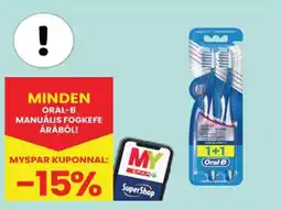 Spar Oral-B Manuális fogkefe ajánlat