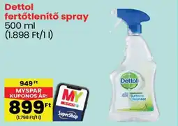 Spar Dettol fertőtlenítő spray ajánlat