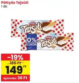 Spar Pöttyös Tejsüti ajánlat