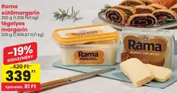 Spar Rama sütőmargarin, tégelyes margarin ajánlat